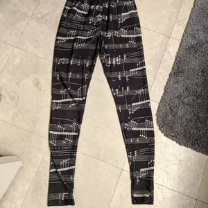 Music note leggings